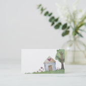 愛家の家の庭の名刺 名刺 (スタンド正面)