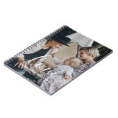 '愛'家族カスタムの写真と名前をカスタムする ノートブック (左側)