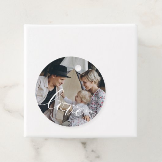 '愛'家族カスタムの写真と名前をカスタムする フェイバータグ (インサイチュ)