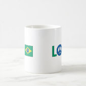 愛平和ブラジル コーヒーマグカップ (中央)