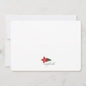 愛平和及び喜びの写真の休日カード 招待状 (裏面)