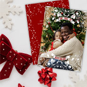 愛平和喜びのアールヌーボーの花の華麗さの写真 シーズンカード