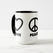 愛平和愛マグ マグカップ (正面左)
