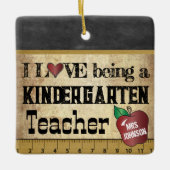 愛幼稚園先生 |ヴィンテージセラミ セラミックオーナメント (正面)