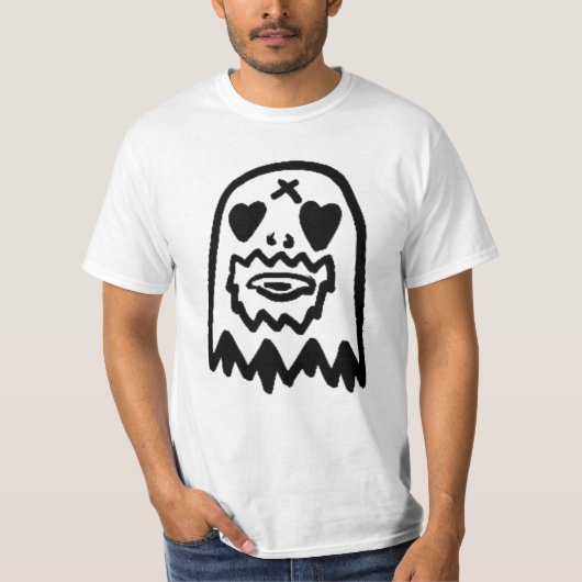 愛幽霊のひげX Tシャツ (正面)