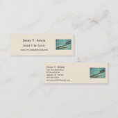 愛広重の魚色日本のプリント スキニー名刺 (正面/裏面)