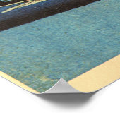 愛広重の魚色日本のプリント ポスター (角)