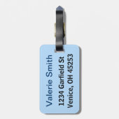 愛引用文のベニスの特別な細道 ラゲッジタグ (裏面縦)