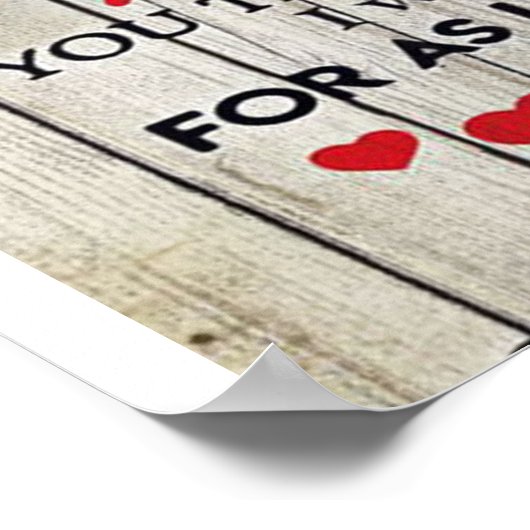 愛引用文を夫に |夫の手紙へ | ポスター (角)