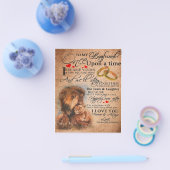 愛引用文ボーイフレンドのためのボーイフレンド誕生日ギフト チラシ (シングル)