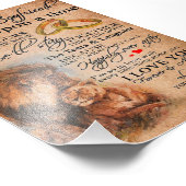 愛引用文ボーイフレンドのためのボーイフレンド誕生日ギフト フォトプリント            (角)