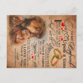 愛引用文ボーイフレンドのためのボーイフレンド誕生日ギフト ポストカード (正面)