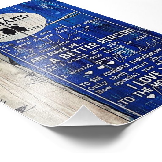 愛引用文夫ギフトアイディア夫誕生日 フォトプリント            (角)