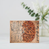 愛引用文夫ギフトアイディア夫誕生日 ポストカード (スタンド正面)