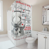 愛引用文妻誕生日妻カップル結婚ズ シャワーカーテン (インサイチュ)