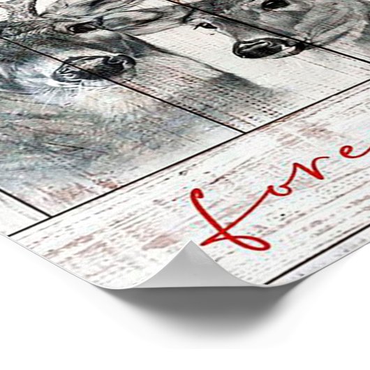 愛引用文妻誕生日妻カップル結婚ズ ポスター (角)