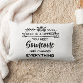 愛引用文結婚婚約MRS花嫁ギフト ランバークッション (ブランケット)