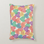 愛形の背景 アクセントクッション (正面(垂直))