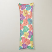 愛形の背景 ボディピロー (裏面 (縦))