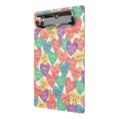 愛形の背景 ミニクリップボード (アングル2)