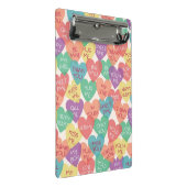 愛形の背景 ミニクリップボード (アングル)