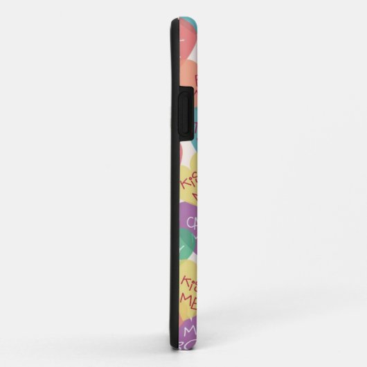 愛形の背景 Case-Mate iPhoneケース (裏面/右)