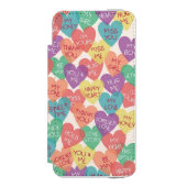 愛形の背景 INCIPIO iPhoneウォレットケース (フォリオ 正面)