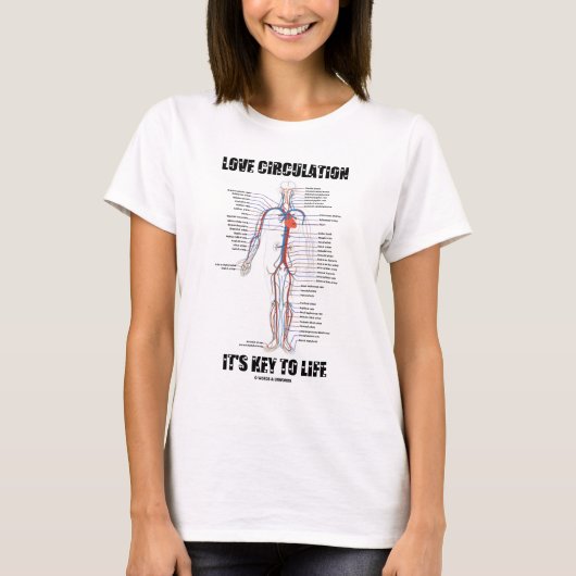 愛循環それは生命に主です Tシャツ (正面)