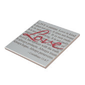 "愛忍耐強い"はセラミックタイルです タイル (側面)