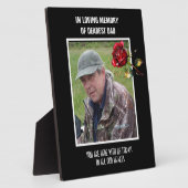 愛恋しく思する人の記念結婚碑 フォトプラーク (側面)