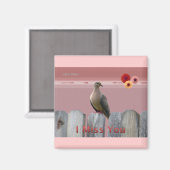 愛恋しく思する鳩 マグネット (正面/裏面)