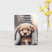 愛恋しく思者か？ カード (黄色い花)