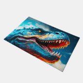 愛恐竜 ドアマット (アングル)