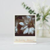 愛情ある思い出の中でフローラ追悼式 招待状 (スタンド正面)