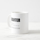愛情たっぷり娘の定義 コーヒーマグカップ (正面左)