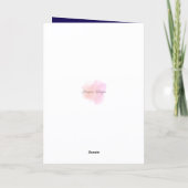 愛情とフローラ、誕生日ウィッシュカード カード (裏面)