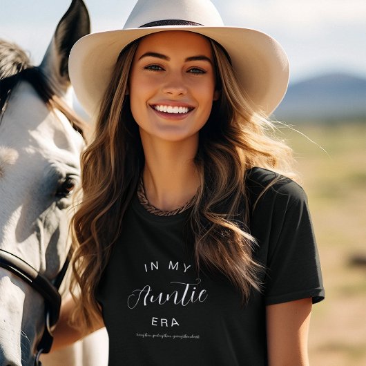 愛情と与え甘え |かわいい叔母さん Tシャツ