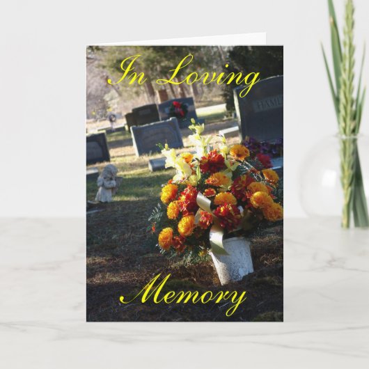 愛情に満ちた思い出で カード (正面)