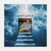 愛情に満ちた思い出で ガラスオーナメント (裏面)