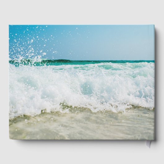 愛情に満ちた思い出で | ビーチ海葬儀記念 ゲストブック (裏面)