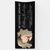 愛情に満ちた思い出で |フォトメモリアルのバナー 横断幕 (縦)