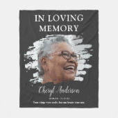 愛情に満ちた思い出で |フォトメモリアル フリースブランケット (正面)