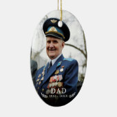 愛情に満ちた思い出で |フォト引用文Keepsake セラミックオーナメント (右)