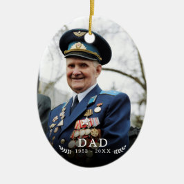 愛情に満ちた思い出で |フォト引用文Keepsake セラミックオーナメント