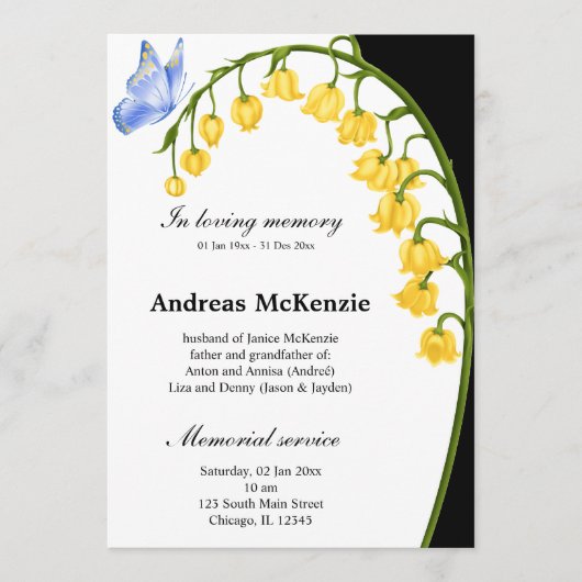 愛情に満ちた思い出で プログラム (正面)