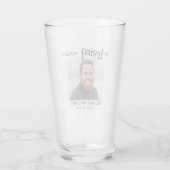 愛情に満ちた思い出で | メモリアルパーソナライズされた写真 タンブラーグラス (裏面)