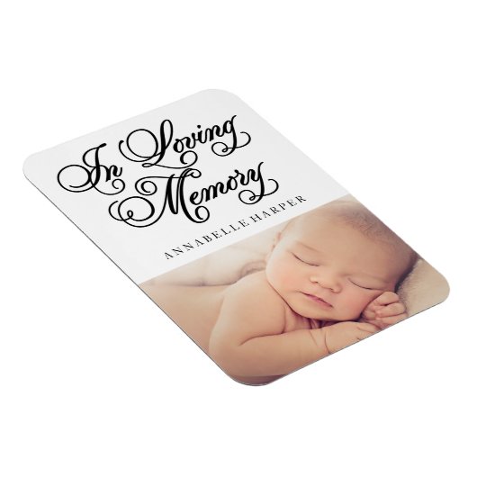 愛情に満ちた思い出で |メモリアル磁石 マグネット (右側)