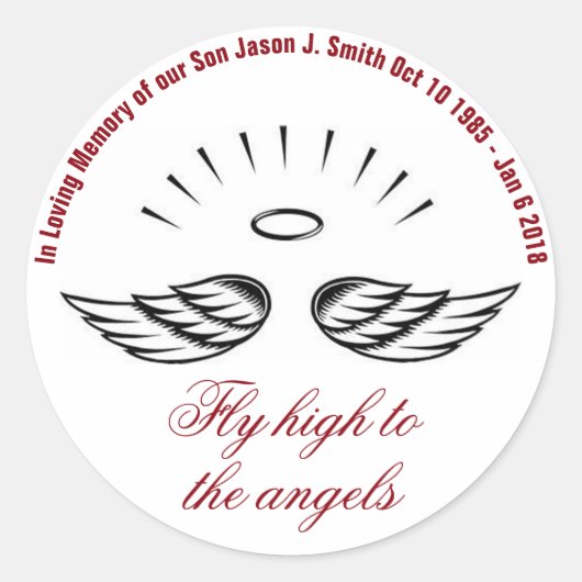 愛情に満ちた思い出で ラウンドシール (正面)