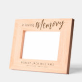 愛情に満ちた思い出で レーザー彫刻フレーム (左)