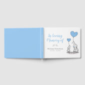 愛情に満ちた思い出で | 少年葬儀記念碑 ゲストブック (全面)